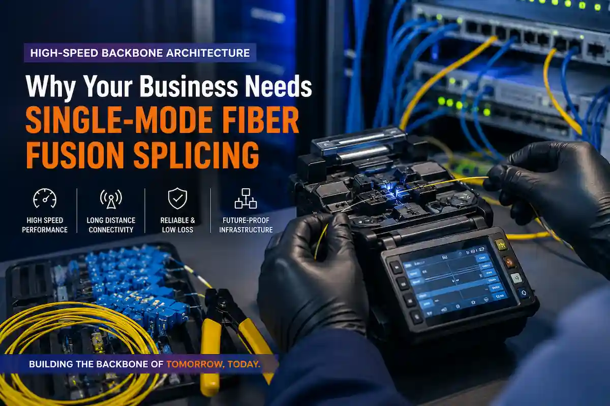 Single Mode Fiber Fusion Splicing